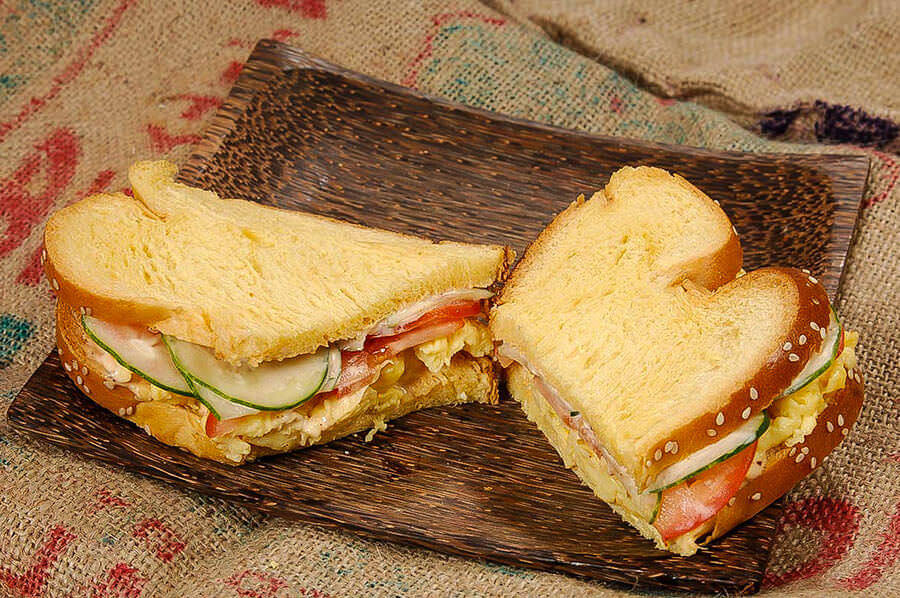 image of a traditional egg sandwitch from the British Empire