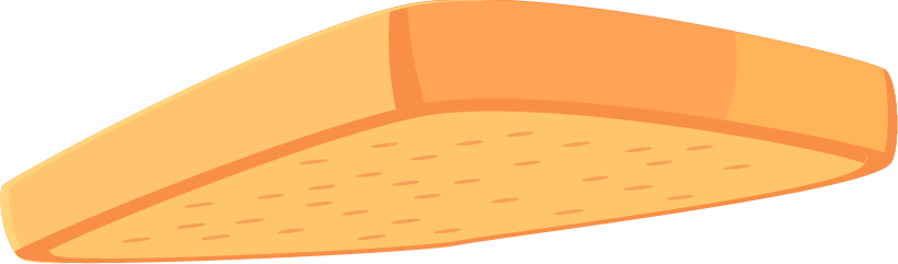 Bread layer vector image